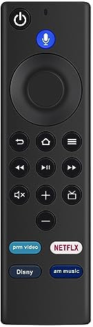 VINABTY (3rd Gen) L5B83G Ersetzte Sprachfernbedienung Passend für TV Stick 4K, TV Stick (2nd & 3rd Gen), TV (3rd Gen),TV Stick Lite,TV Cube (1st & 2nd Gen)