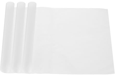 sourcing map 3 Pack PTFE Sheets, Heat Press Sheet 12 x 16 Inch Heat Press Transfer PTFE Paper for T-Shirts DIY Arts Crafts Barbecue Mat, White