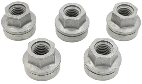 BIAREN 5x Wheel Nuts For Ford Transit Mk6 Mk7 (2000-2013) 1576434 7C111K024AB W705808S902 (M14 Set Of 5)