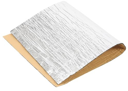 SOLUSTRE Car Deadening Mat Aluminiumfolie Isoliermatte Für Geräuschdämmung Vielseitig Einsetzbar Für Motorhaube Kofferraum Und Mehr