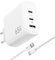 Caricatore USB C 65W 3-Porte GaN III, Caricatore Rapido PPS PD con 1.8M 240W Cavo, Caricabatterie Veloce Compatibile MacBook Pro/Air, Samsung S24/ S23, iPhone 16/15, iPad Pro/Air, Pixel 8/9, laptops