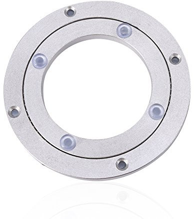 Yosoo - Base per scultura, rotazione di 360 gradi su cuscinetto a sfera, vassoio girevole in alluminio, utile anche come supporto per TV, 10inch