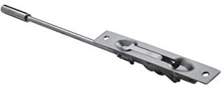 TOGU 6 Solid Stainless Steel Lever Extension Flush Bolt for Metal Doors,Flush Mount Extension Bolt for Commercial Applications,Store,School,Office,Brushed Finish