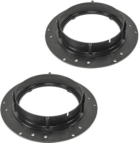 tomzz Audio 2857-068 Lautsprecherringe Adapter Halterungen kompatibel mit VW Golf T5 T6 Tiguan Touran für 165mm DIN Lautsprecher