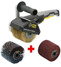 FARTOOLS Pack 615127: Renovator REX120C + Nylonb�rste und -b�nder - Spezialholz, Metall und Stein - Flache oder komplexe Oberfl�chen