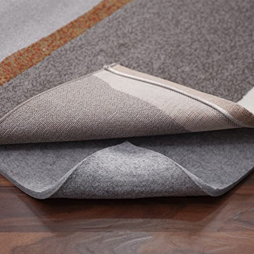 Non Slip Rug Pad Gripper - 3x5 Feet 1/4” Extra Thick Felt Under Rug for Area Rugs and Hardwood Floors,Super Cushioned Non Skid Carpet Padding
