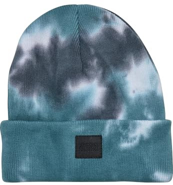Urban Classics Unisex Tie Dye Beanie Kids grey/teal, L/XL