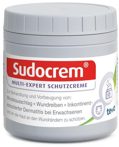 Compatible con Sudocrem Pomada del Pañal Regeneradora, Protege y Regenera la Piel Sensibilizada, Especial Rozaduras, 125 gramos