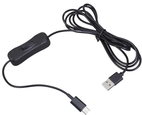 ANMITI 7ft USB Zum Typ C Verlängerungskabel Mit Schalter Ladekabel Adapter Anschluss 2M Kabel Für LED Leuchten Und 5 V Lüfter