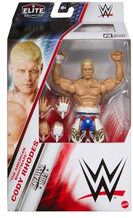 WWE Cody Rhodes Elite Greatest Hits 8 Toy Wrestling Action Figure