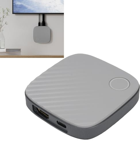 Annadue Adaptador Inalámbrico HDMI Dongle Dongle, Admite AirPlay DLNA Miracast, 50 M de Distancia Inalámbrica, para Teléfonos Inteligentes, Tabletas, Computadora Portátil a