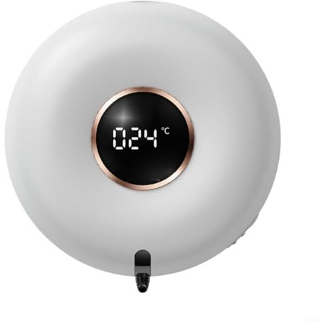 Pompa automatica per sapone in schiuma da parete 280 ml ABS ricaricabile senza contatto con sensore a infrarossi dispenser per igiene delle mani in cucina e bagno