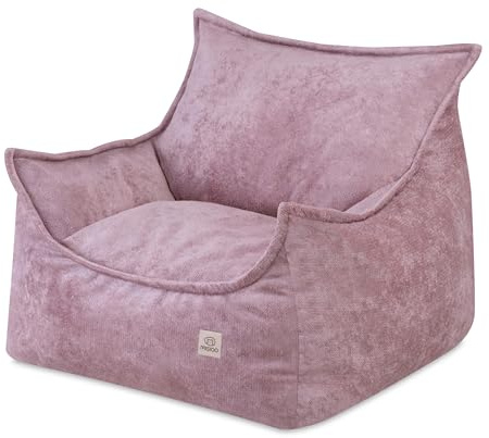 MISIOO Kinder Sessel Roya Chenille – Kindersessel für Kinderzimmer, Weicher Sitzsack Kinder, Bodensessel Bean Bag Sofa, Premium Szenila, 80x73x58 cm