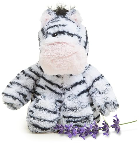 Warmies 33 cm voll beheizbares Plüschtier mit französischem Lavendel – Zebra