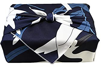 TONGYOU Japanisches traditionelles Furoshiki-Wickeltuch für Mittagessen oder Bento, dekorative Tischdecke -A09