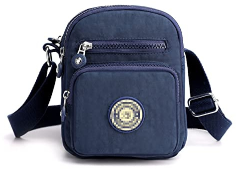 Milky Way Damen Umhängetasche aus Nylon mit mehreren Taschen, für Damen und Mädchen, zum Einkaufen, Wandern, für den täglichen Gebrauch