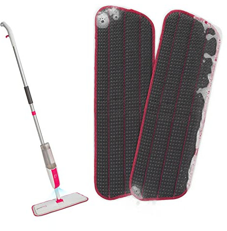 MySimaa Bodenwischer Ersatzbezug, 2er-Set Wischmopp Bezug für Spray Wischer, Ersatz Pads für Nasswischer, Microfiber-Bodenwischer Bezug für Wischmopp mit Sprühfunktion, Bezüge für Sprühwischer