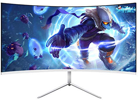 32 1800 R MVA Pantalla curvada Monitor de juegos HD Pantalla LED Uso comercial en oficinas, 144HZ / 75HZ, Full HD 1920 × 1080, antidesgarro, luz azul baja sin parpadeo, 1 ms, , USB, DP/135 ( Color :