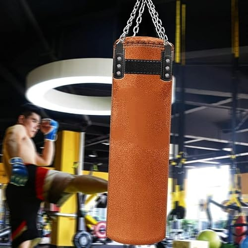 RaamKa Boxsack Stehend Rindsleder Sandsack Boxsack Boxsack Schwere Boxsäcke Erwachsene Muay Thai Taekwondo Heimtraining Boxsack Erwachsene (Color : 180cm)