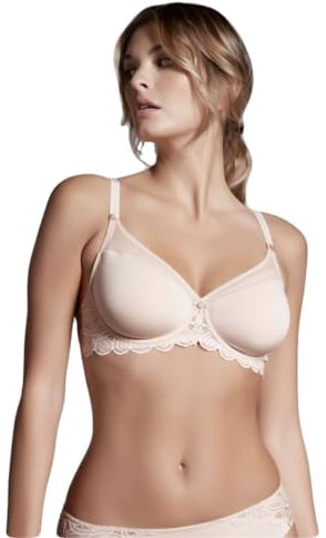 LEPEL 1 Pezzo di Reggiseno Donna Balconcino con Ferretto Coppa Preformata 481 Belseno Soiree Cipria 3C