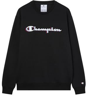 Champion Homme Legacy Man - Big Logo Sweatshirt, Noir (Kk001), L EU