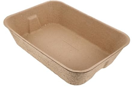 Milisten Wiederverwendbar Katzenstreu Box Aus Papier Große Geräumige Katzentoilette Für Zuhause Reisen Und Büros Geruchsfrei Und Leicht Zu Entsorgen Klein