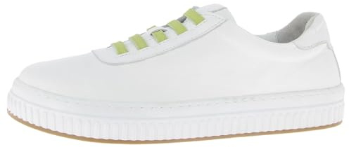 Andrea Conti damsneakers, vit/lime, 37 EU, Vit lime, 37 EU