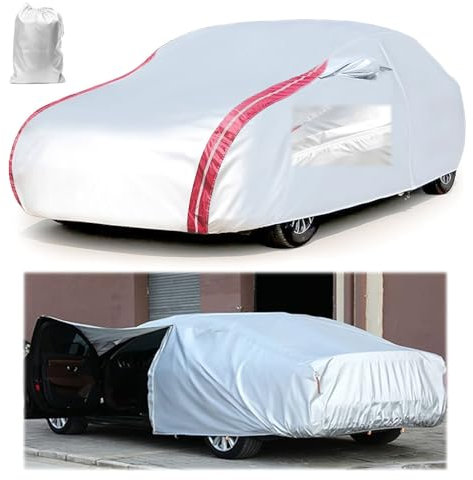 Autoplane Wasserdicht Atmungsaktiv für Seat Altea XL (2006-2015), Vollgarage Autoabdeckung Für Regen Sonne Staub Schutz Auto Abdeckplane Abdeckung