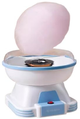 WANGHAI-666 Cotton Candy Makers Cotton Candy Machine Household Use Fully Automatic Cotton Candy Making Machine Handmade Mini Fancy Colored Candy Candy Floss Maker(Blue)