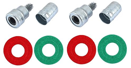iplusmile 2sets Spazzola Per Pulizia Terminali Batteria Con Guarnizioni Anticorrosione Per Manutenzione Auto e Batteria Strumento Professionale Per Rimuovere Sporco e Corrosione Da Cavi e