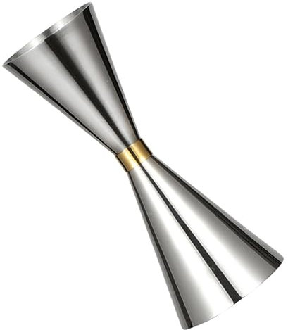 FUNOMOCYA Misurino Per Cocktail in Acciaio Inox Dispositivo Di Misurazione Doppio Jigger Accessorio Da Bar Pratico E Resistente Antiruggine