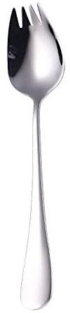 Stainless Steel Spork,Camping Spork, Ice Cream Spoons,for Outdoor Camping, Hiking, Travel, Picnics(Silver)