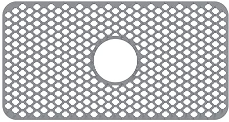 Washing Up Drainer Silicone Kitchen Protector Mat Folding Heat Non Slip Kitchen Mats Grid Accessory Grey For Bottom Of Farmhouse Stainless Steel Porcelain Stainless Steel Dish Drainer (Grey, A)