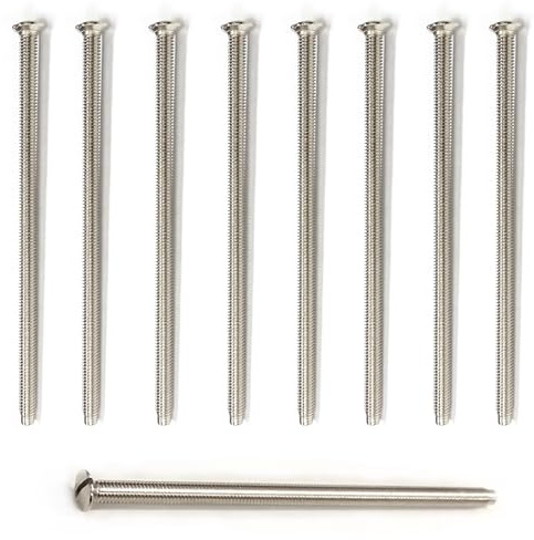 40 Pack M3.5 75mm Switch Screws Set, Slotted Raised Countersunk Socket Screw, Suitable for Light Switches and Sockets