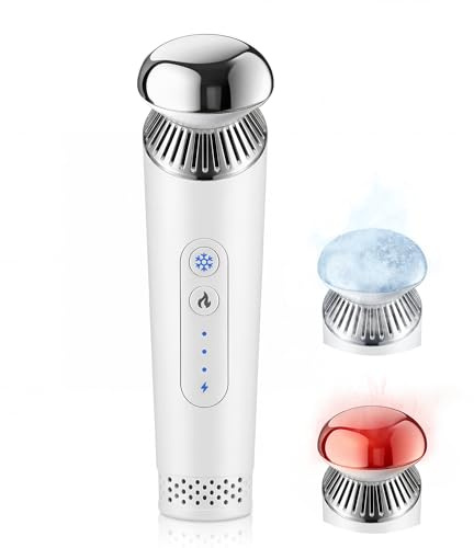 Isuyuki Depuffing Wand for Eyes & Face, Cold and Heat Skincare Wand Tool, Ice Face Roller and Eye Massager for Puffy Eyes, Dark Circles and Skin Radiance, Facial Massager Device for Women & Men