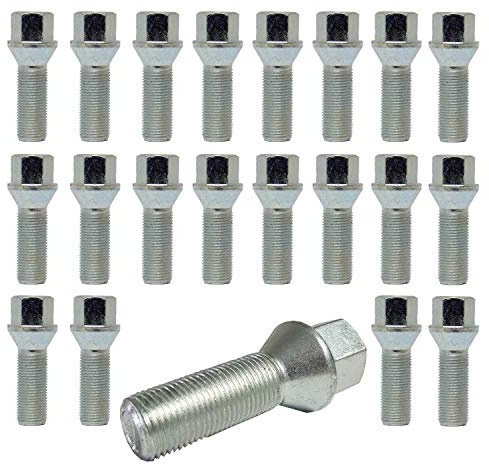 20 Radschrauben Radbolzen Kegelbund M12x1,5 24mm kompatibel mit Renault Suzuki Toyota