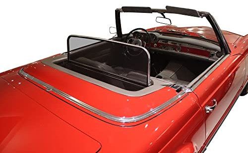 Aperta Windschott passend für Mercedes-Benz SL-Class (1963-1971) 100% Passgenau OEM Qualität Chrome Windstop Windabweiser