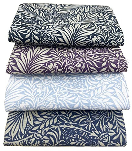 Fat Quarter Bundle - William Morris Larkspur Collection - Craft Fabric Material