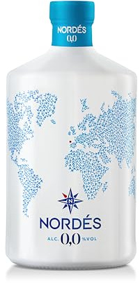 Nordés 0.0, Bevanda Analcolica Ispirata al Gin con Botaniche Atlantiche dal Gusto Fresco ed Equilibrato - Bottiglia da 700 ml