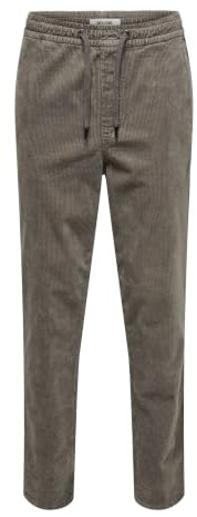 ONLY & SONS Onslinus Tap Corduroy 0185 Pantalon Noos, Falcon, XL