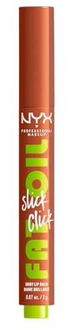 NYX Professional Makeup Pflegender Lippenstift für maximale Farbe, Pflege und Feuchtigkeit, Mit Avocado, Himbeeröl und Moltebeereöl, Vegane Formel, Fat Oil Slick Click, Feedworthy