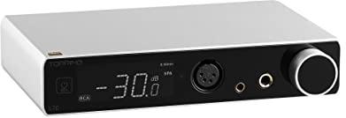 TOPPING L70 Full Balanced Headphone Amplifier – NFCA Technology, 146dB Dynamic Range,4-Pin XLR/4.4mm/6.35mm, Ultra-Low Noise, Preamp Function, 12V Trigger (Silver)