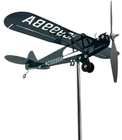 Segnavento Aereo,Sostegni Per Banderuola Da Tetto | Scultura Eolica Esterno Per Appassionati Di Volo Decorazione Giardino