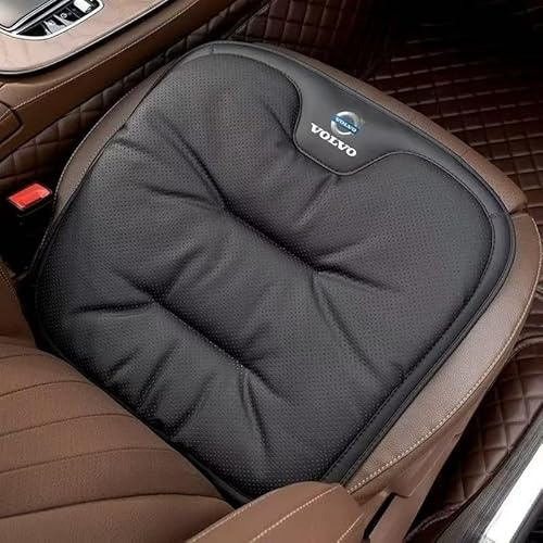 Yourdou Cuscino Sedile Auto per Volvo S60 S90L S60L XC60 XC40 V60 V90 EX40, Coprisedile Auto Anteriore Auto Protezione Seduta Sedile Antiscivolo e Traspirante Copertura per Sedile Accessori,Black