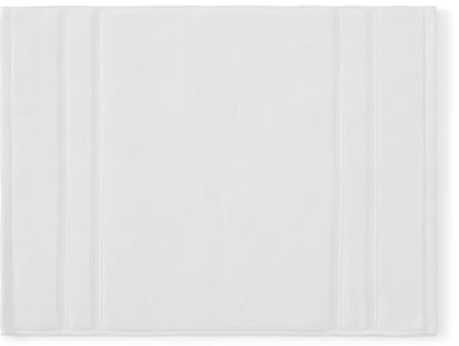 Bassetti Tappeto Bagno, Bianco, 100% Cotone, 45X60 cm, Tappetino, Morbido E Lavabile In Lavatrice