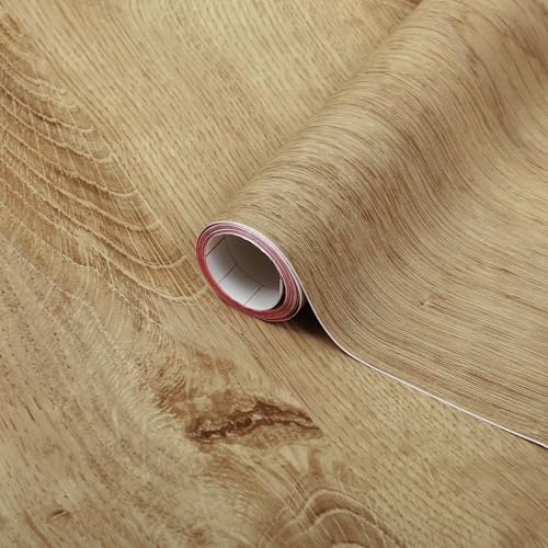 d-c-fix Möbel-Klebefolie Ribbeck Oak, 45 cm x 5 m Holzoptik Folie | abwaschbare und selbstklebende Deko-Folie für Küche, Schrank, Tisch & Fensterbank - modern & nachhaltig