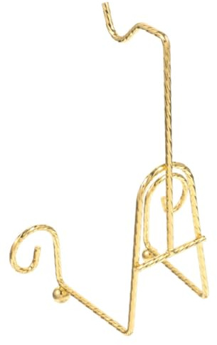 BESTonZON Eleganter Kaffeebecherhalter aus Metall mit Goldener Beschichtung Vielseitiger Tassenhaken und Abtropfgestell für Büro und Kaffeehaus