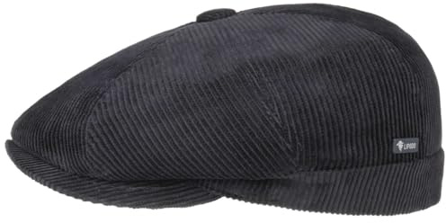 Lipodo 8 Panel Cordial Flatcap Schirmmütze Cordoptik Made in Italy Herren Herbst Winter
