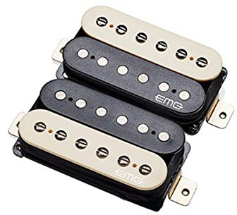 EMG Super 77 Retro Active E-Gitarre Humbucker Pickup Set Zebra
