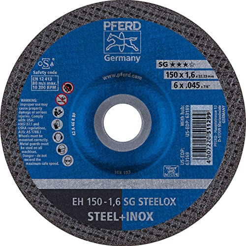 PFERD 6'' X .045'' Cut-Off Wheel 7/8'' AH A (63169) (25/Each)